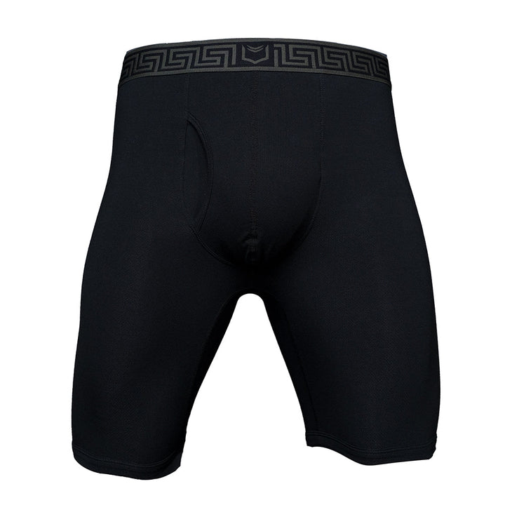 SHEATH V Bamboo AirFlow Dual Pouch Boxer Brief 8 inch – men's bamboo airflow long boxer brief