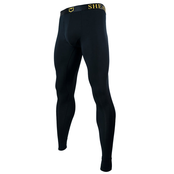 SHEATH Men's Dual Pouch Base Layer Bottoms | All-Climate Thermal Underwear for Comfort