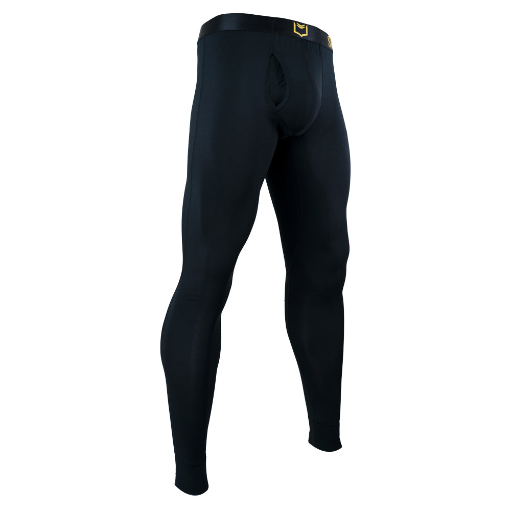 SHEATH Men's Dual Pouch Base Layer Bottoms | All-Climate Thermal Underwear for Comfort