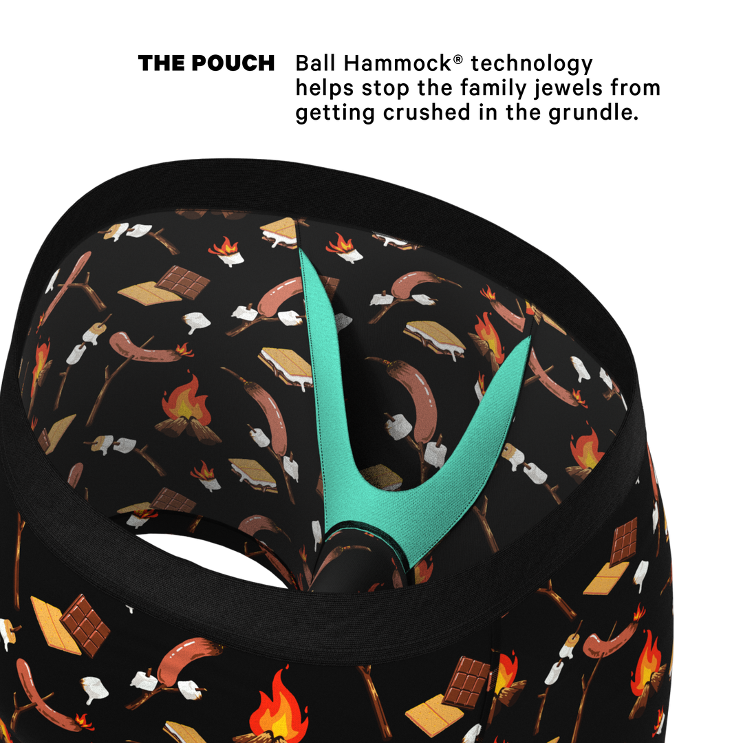 Shinesty S'more The Merrier Campfire Ball Hammock® Pouch Underwear