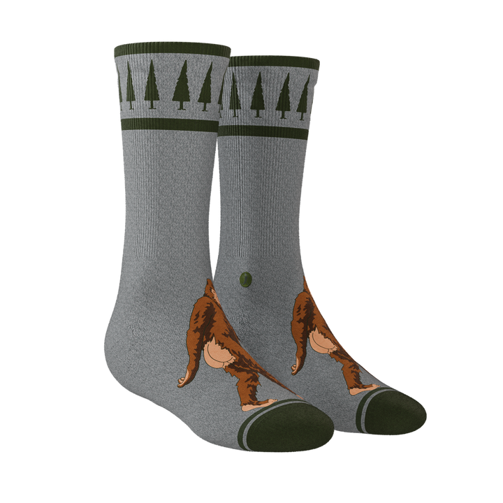 The Sassquatch | Bigfoot Heel Hammock™ Crew Socks