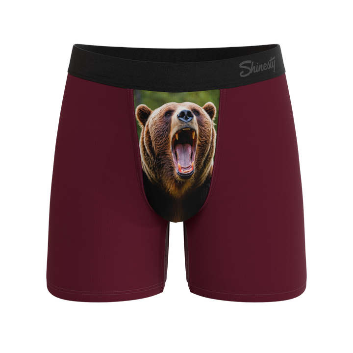 Shinesty "The Scare Bear" Grizzly Bear Ball Hammock® Pouch Underwear