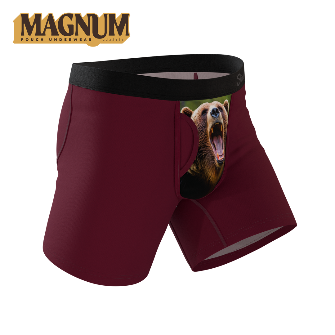 The Scare Bear | Grizzly Bear Ball Hammock® Magnum Big Pouch Underwear.