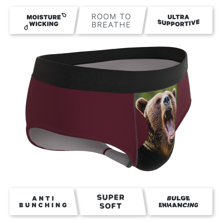 Shinesty Scare Bear Briefs: Grizzly Ball Hammock® Pouch