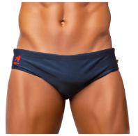 CA-RIO-CA Men's Brief Cut Solids Sunga Male Bathing Suit Briefs in 