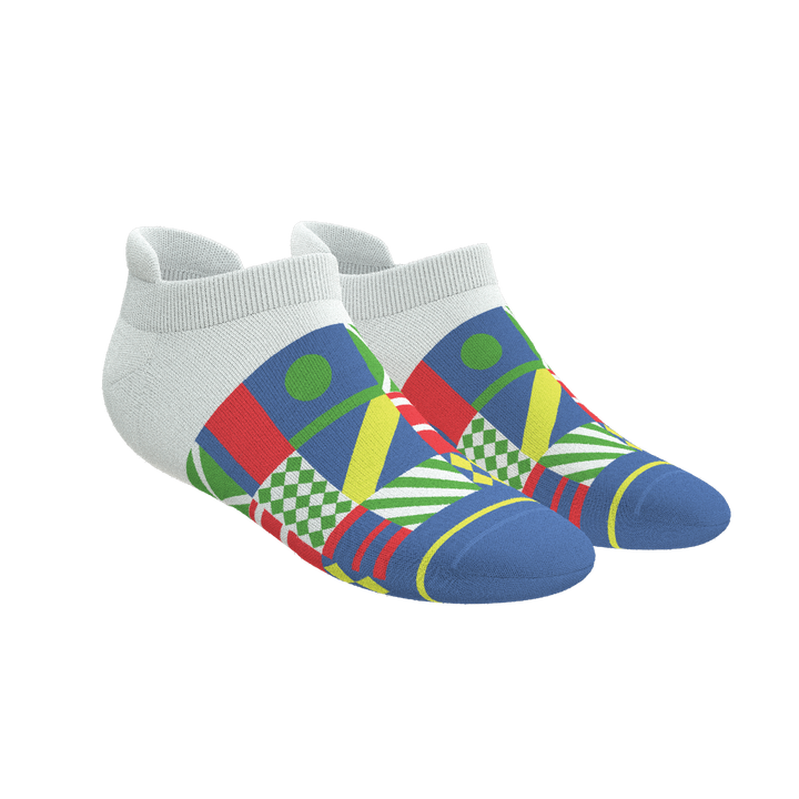 The Secretariat | Derby Flag Heel Hammock™ Ankle Socks