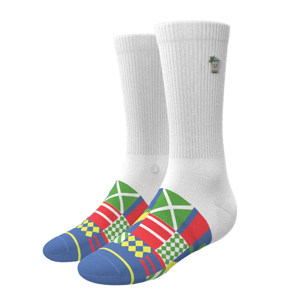 The Secretariat | Derby Flag Heel Hammock™ Crew Socks