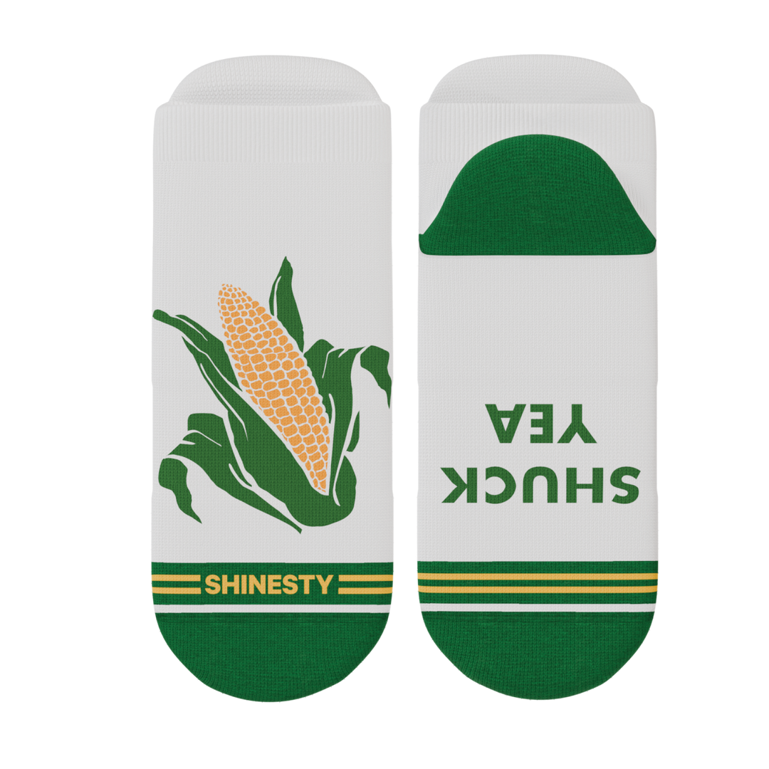 The Shuck Yea | Corn Heel Hammock™ Ankle Socks