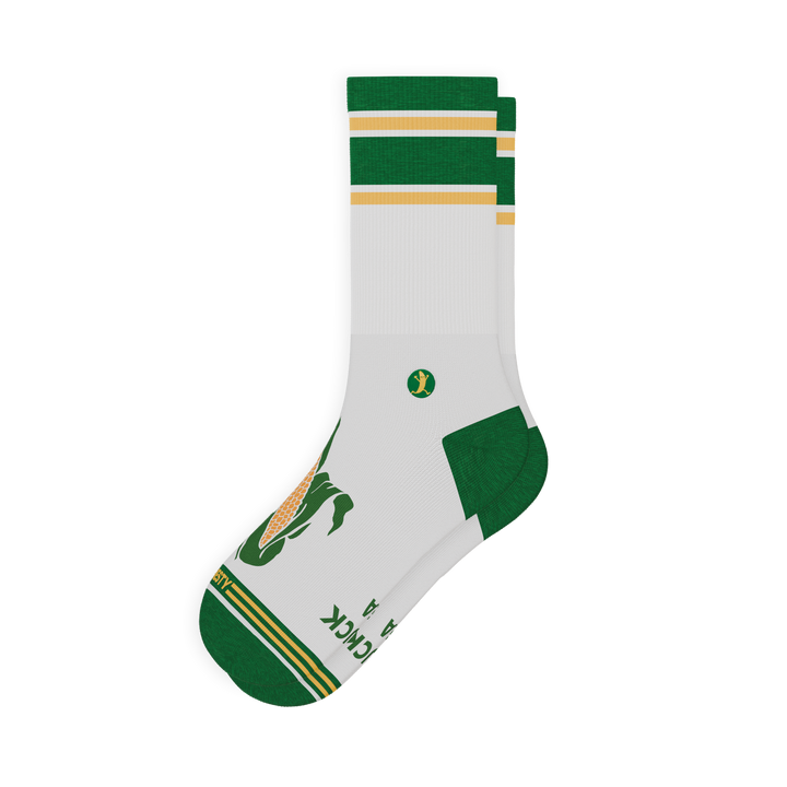 The Shuck Yea | Corn Heel Hammock™ Crew Socks