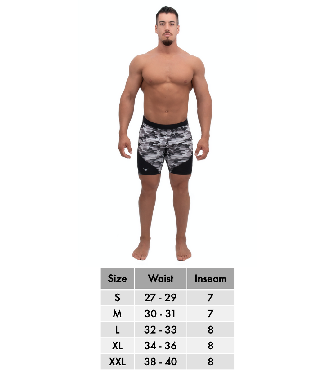 Matador Meggings Black Thunder men's compression shorts – lightning print squat-proof hybrid shorts