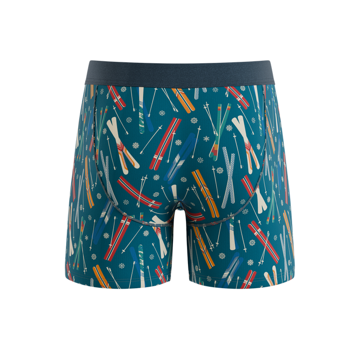 Shinesty "The Ski In Ski Out" Retro Ski Ball Hammock® Pouch Underwear