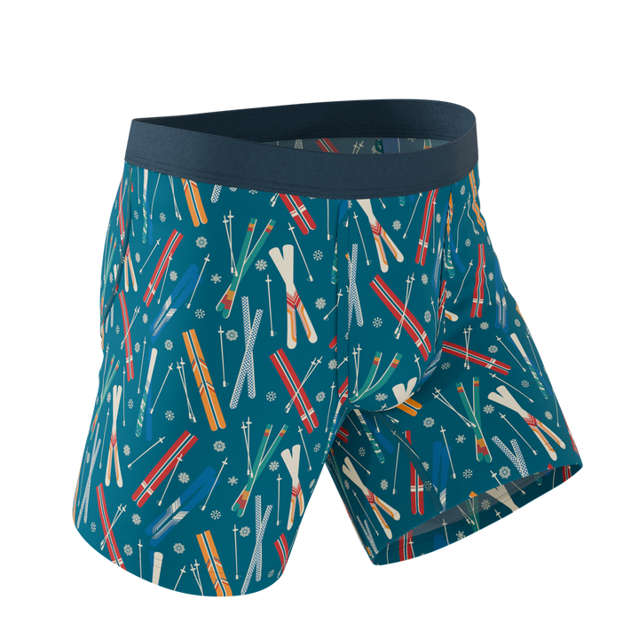 Shinesty "Ski In Ski Out" Retro Ski Ball Hammock® Pouch Underwear