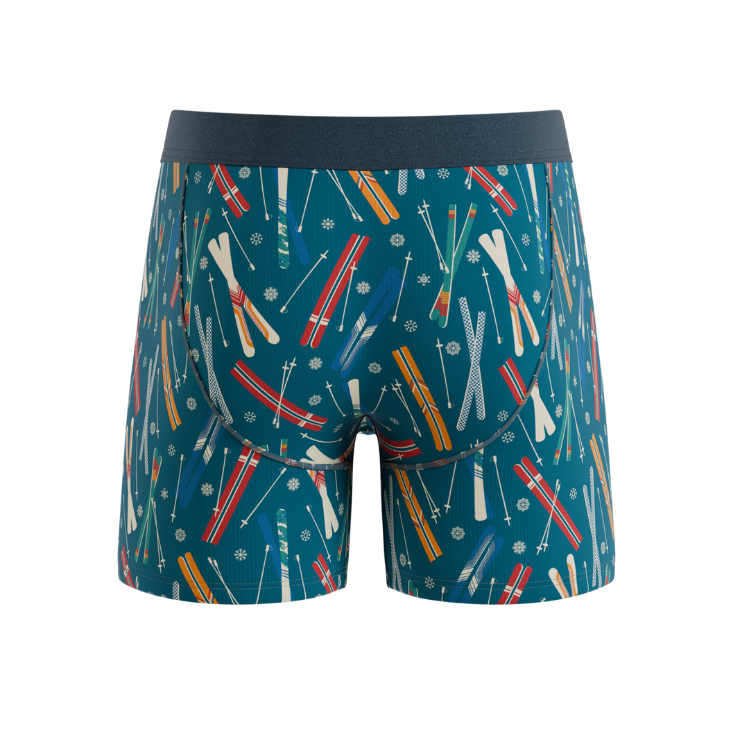 Shinesty "Ski In Ski Out" Retro Ski Ball Hammock® Pouch Underwear