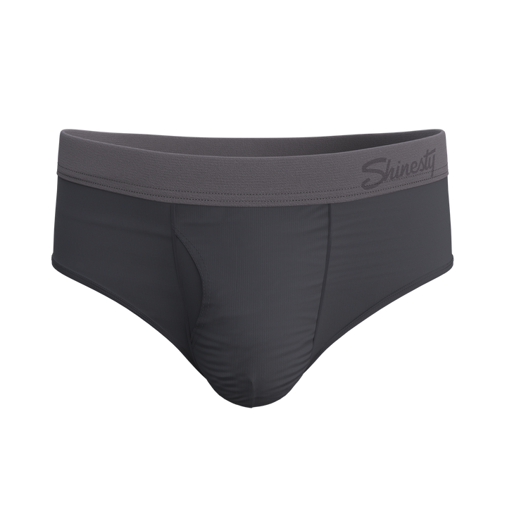 Shinesty "Slate Expectations" Grey Tonal Ball Hammock® Pouch Underwear Briefs
