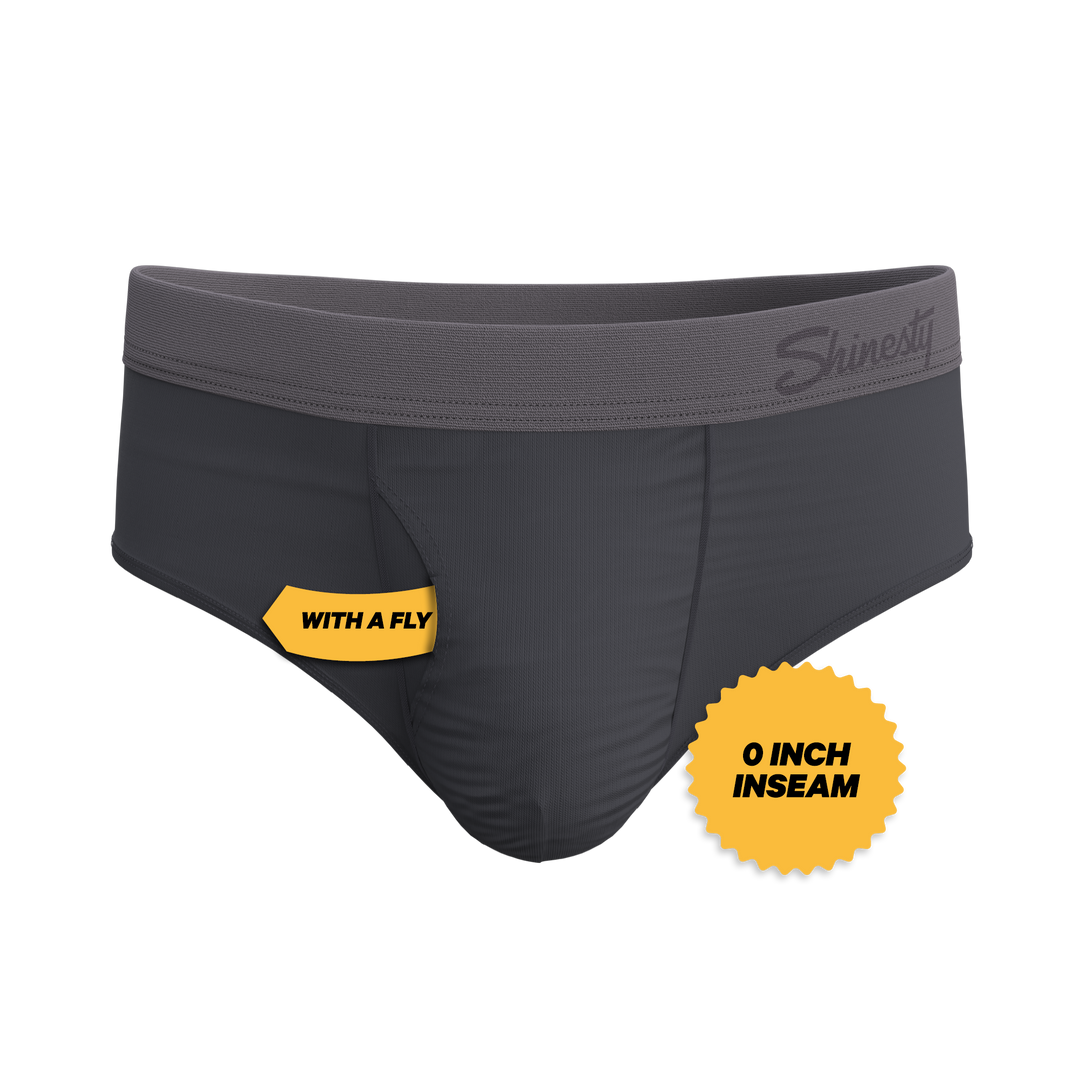 Shinesty "Slate Expectations" Grey Tonal Ball Hammock® Pouch Underwear Briefs
