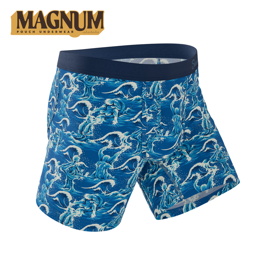 Shinesty The Slippery When Wet naughty wave Ball Hammock Magnum Big Pouch – men's big pouch boxer