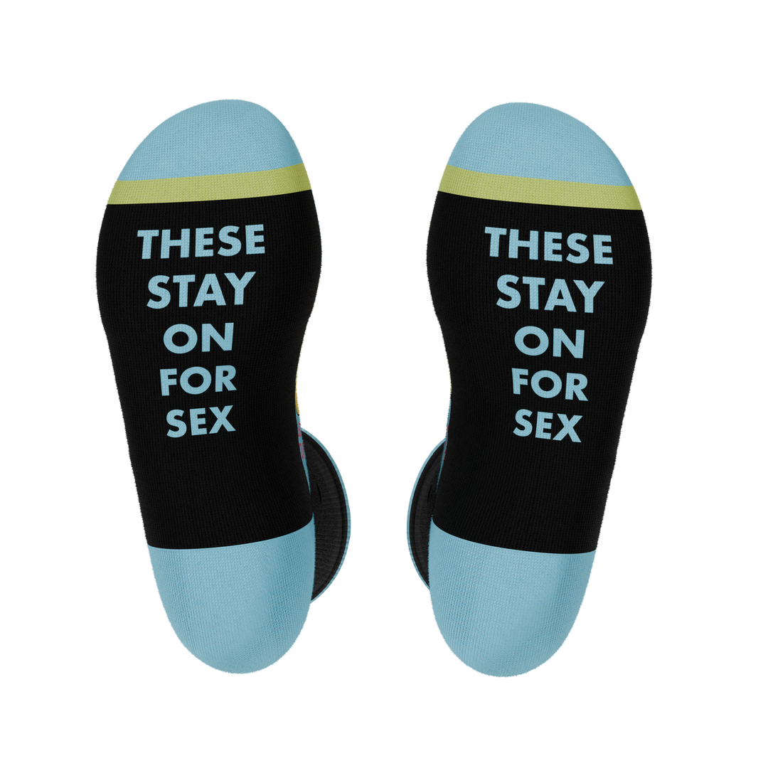 The Smooth Talker | Candy Hearts Heel Hammock™ Crew Socks
