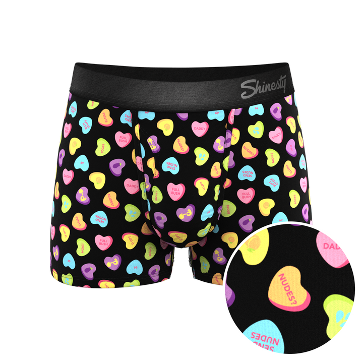 The Smooth Talker Candy Hearts Ball Hammock® Pouch Trunks Underwear