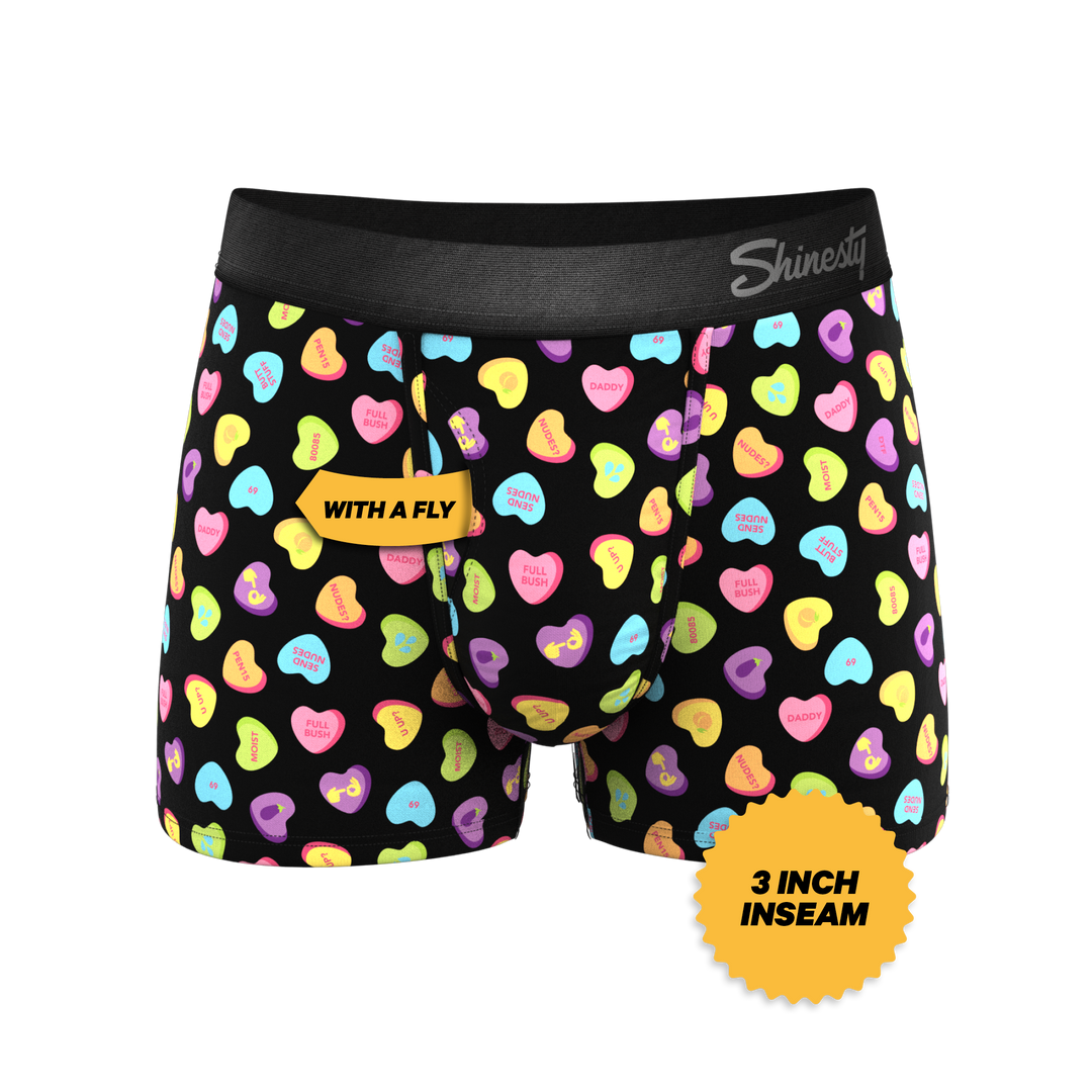 The Smooth Talker Candy Hearts Ball Hammock® Pouch Trunks Underwear