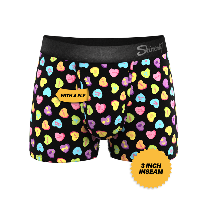 The Smooth Talker Candy Hearts Ball Hammock® Pouch Trunks Underwear