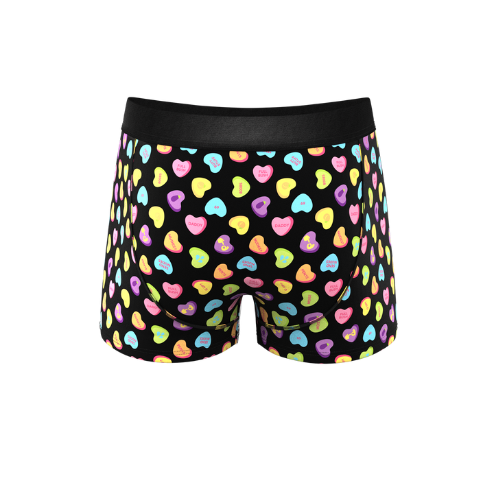 The Smooth Talker Candy Hearts Ball Hammock® Pouch Trunks Underwear