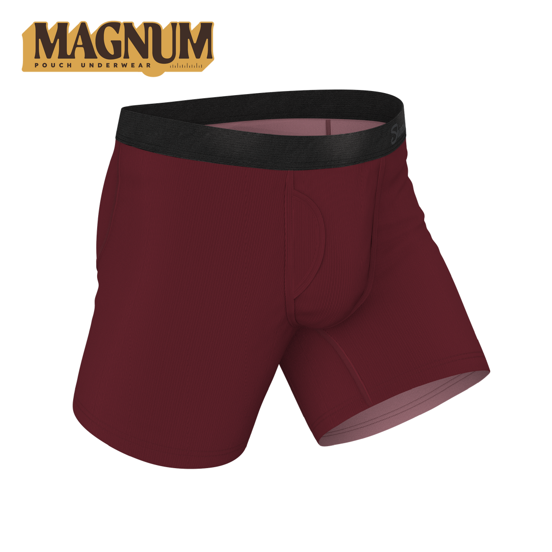 The Sommelier: Burgundy Ball Hammock® Magnum Big Pouch Underwear
