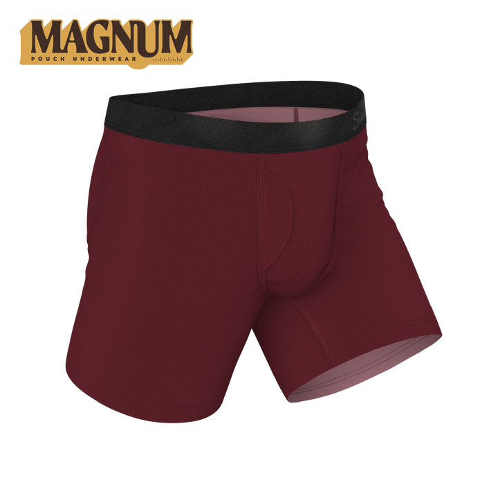 The Sommelier: Burgundy Ball Hammock® Magnum Big Pouch Underwear