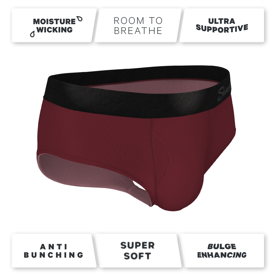 The Sommelier Burgundy Briefs - Ball Hammock® Pouch Comfort