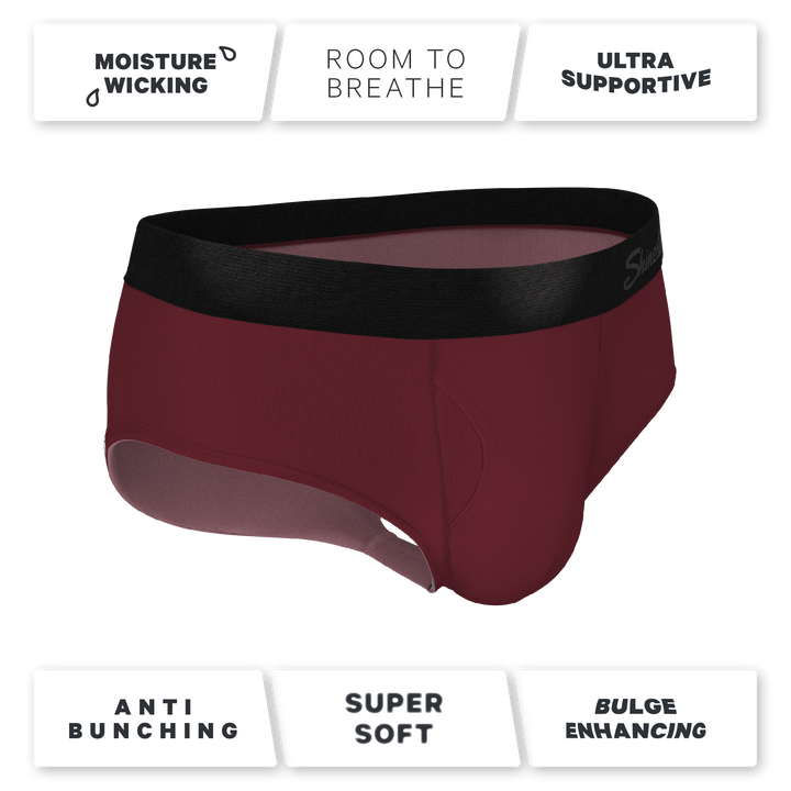 The Sommelier Burgundy Briefs - Ball Hammock® Pouch Comfort