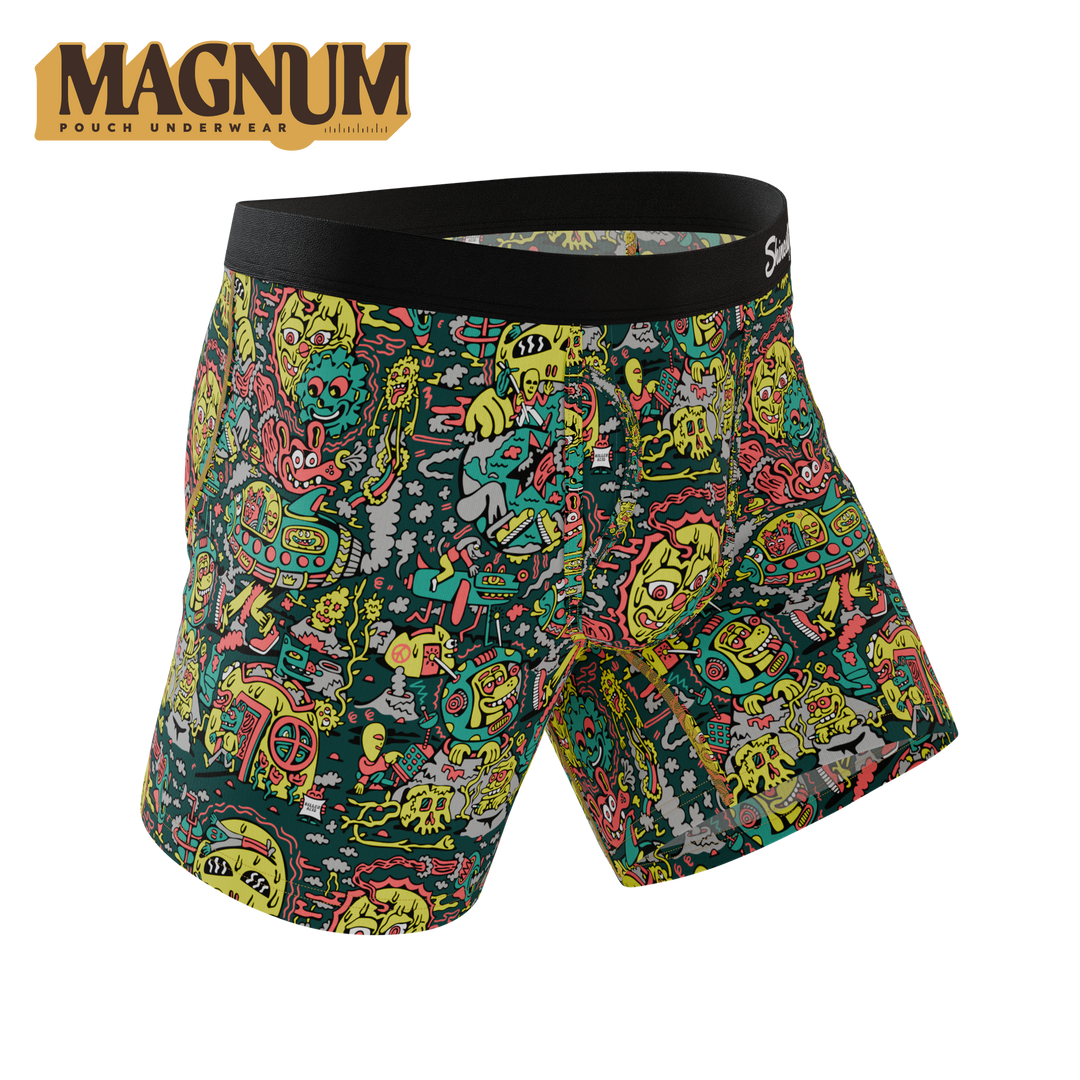 Shinesty x Killer Acid "The Spaced Out" Ball Hammock® Magnum Big Pouch Underwear