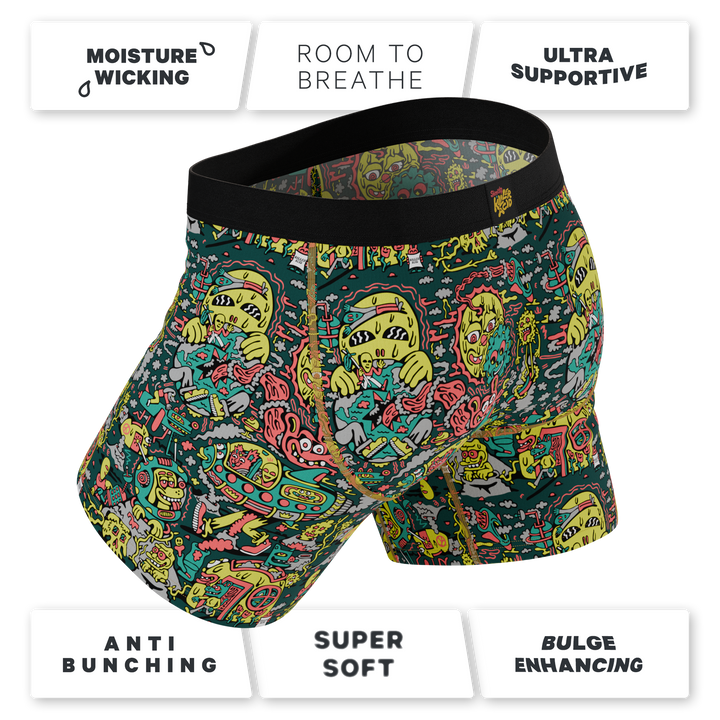 The Grand Slam | Hot Dog & Baseball Ball Hammock® Pouch Underwear