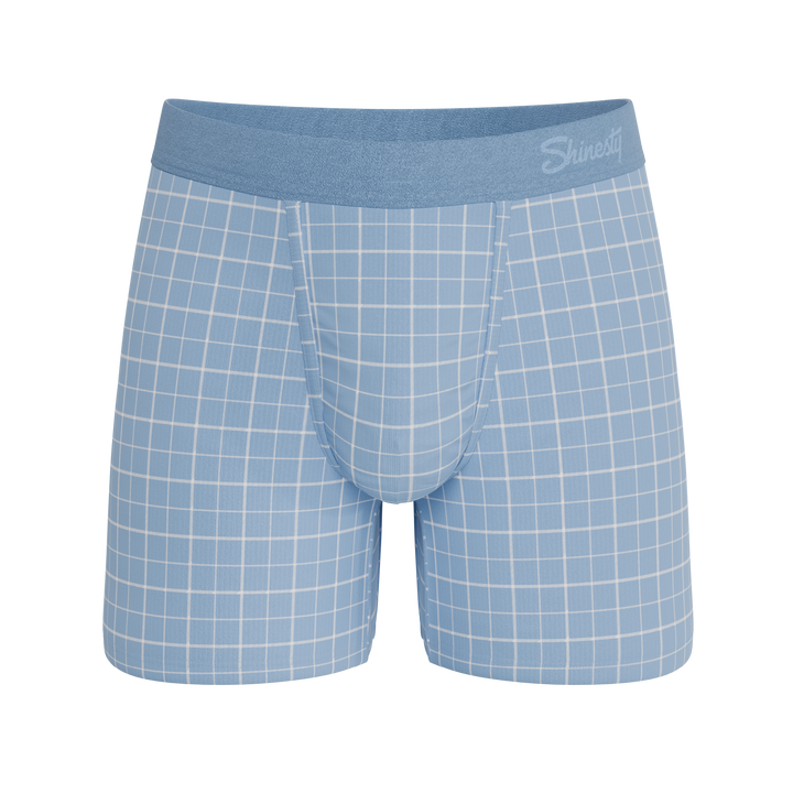 Shinesty Spick & Span Window Pane Plaid Ball Hammock® Pouch Underwear