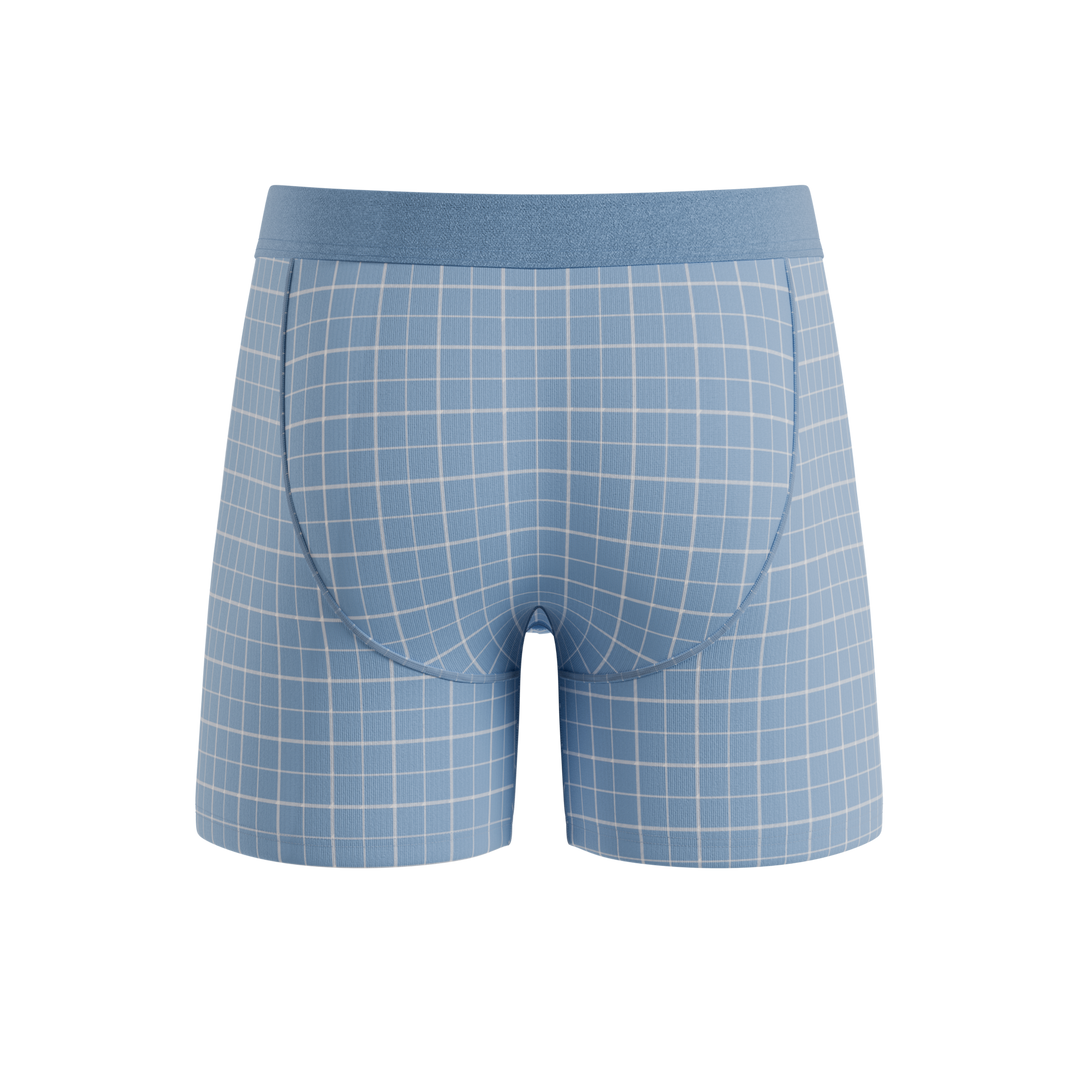 Shinesty Spick & Span Window Pane Plaid Ball Hammock® Pouch Underwear