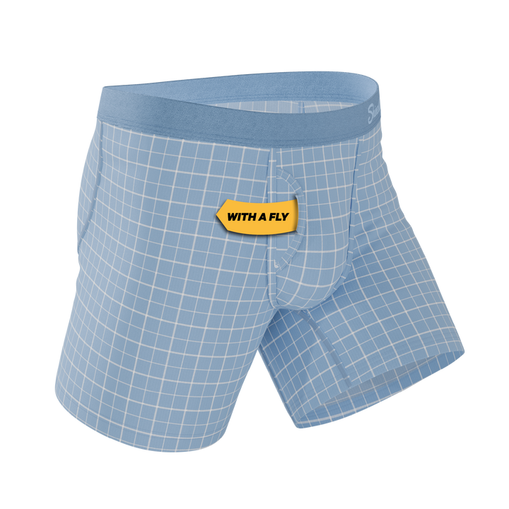 Shinesty Ball Hammock® Pouch Underwear - Spick & Span Window Pane Plaid