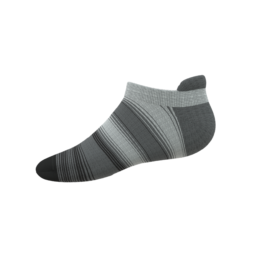 The Static Channel | Stripe Heel Hammock™ Ankle Socks