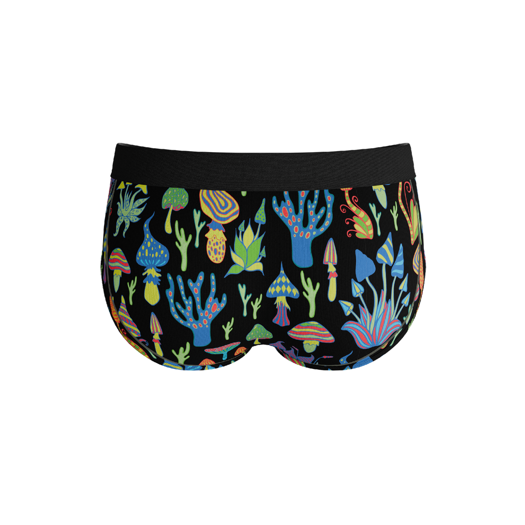 Shinesty "The Super Shroom" Neon Mushrooms Ball Hammock® Pouch Underwear Briefs