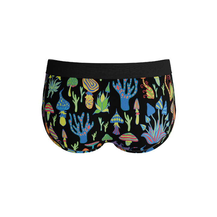 Shinesty "The Super Shroom" Neon Mushrooms Ball Hammock® Pouch Underwear Briefs