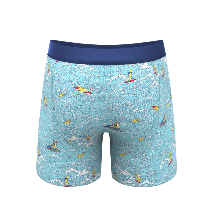 Shinesty "Surfin' Turf" Surfer Ball Hammock® Pouch Underwear with Fly