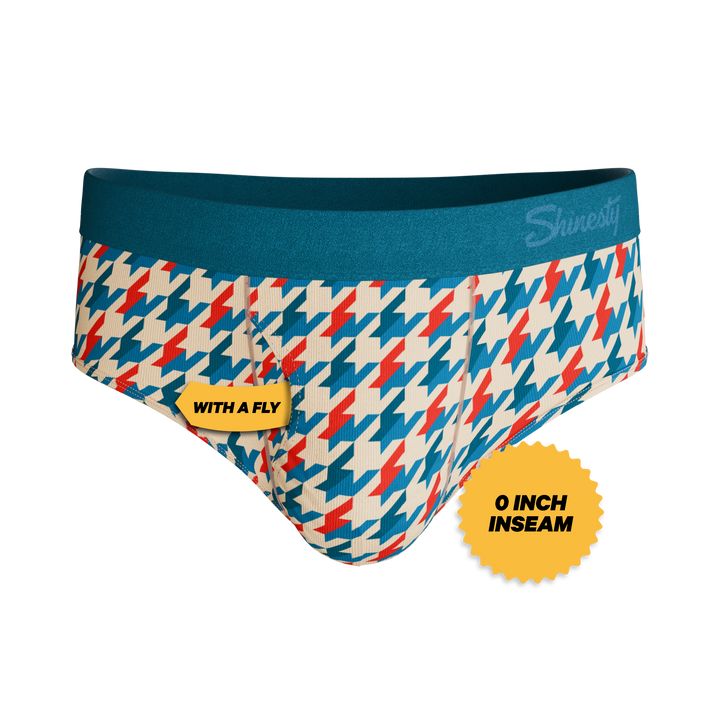 The Swanky | Retro Houndstooth Ball Hammock® Pouch Underwear Briefs