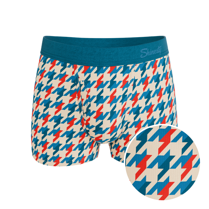The Swanky | Retro Houndstooth Ball Hammock® Pouch Trunks Underwear