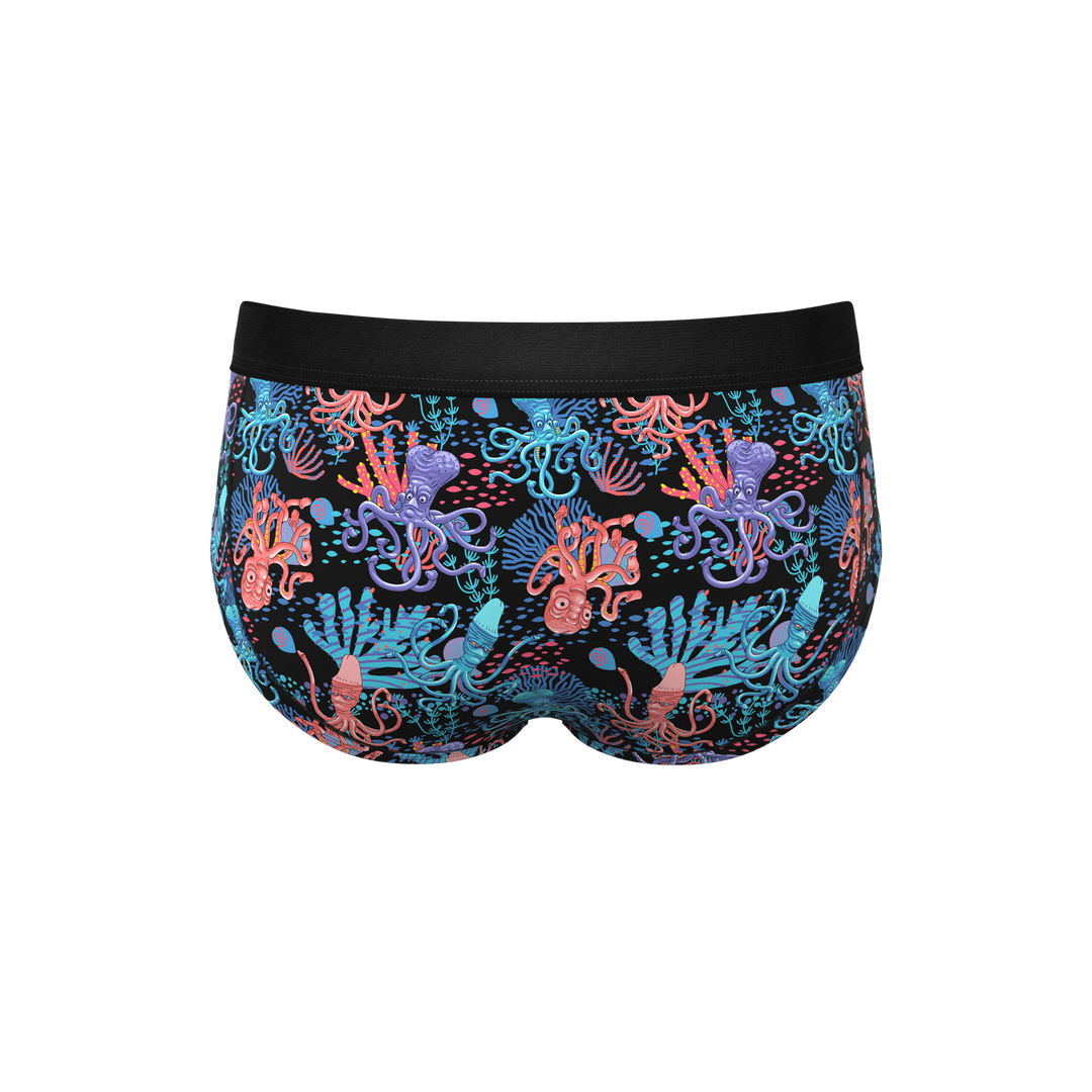 The Swollen Tentacles Octopus Ball Hammock® Briefs - Shinesty Pouch Underwear