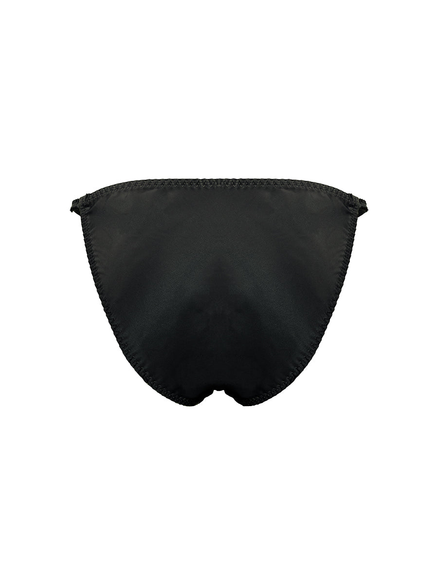 Body Aware Daydream Tanga in black – men's seamless lightweight tanga underwear