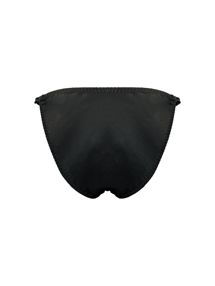 Body Aware Daydream Tanga in black – men's seamless lightweight tanga underwear