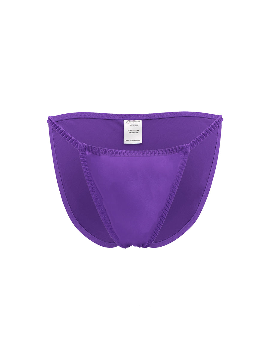 Body Aware Daydream Tanga in purple – men's seamless lightweight tanga underwear