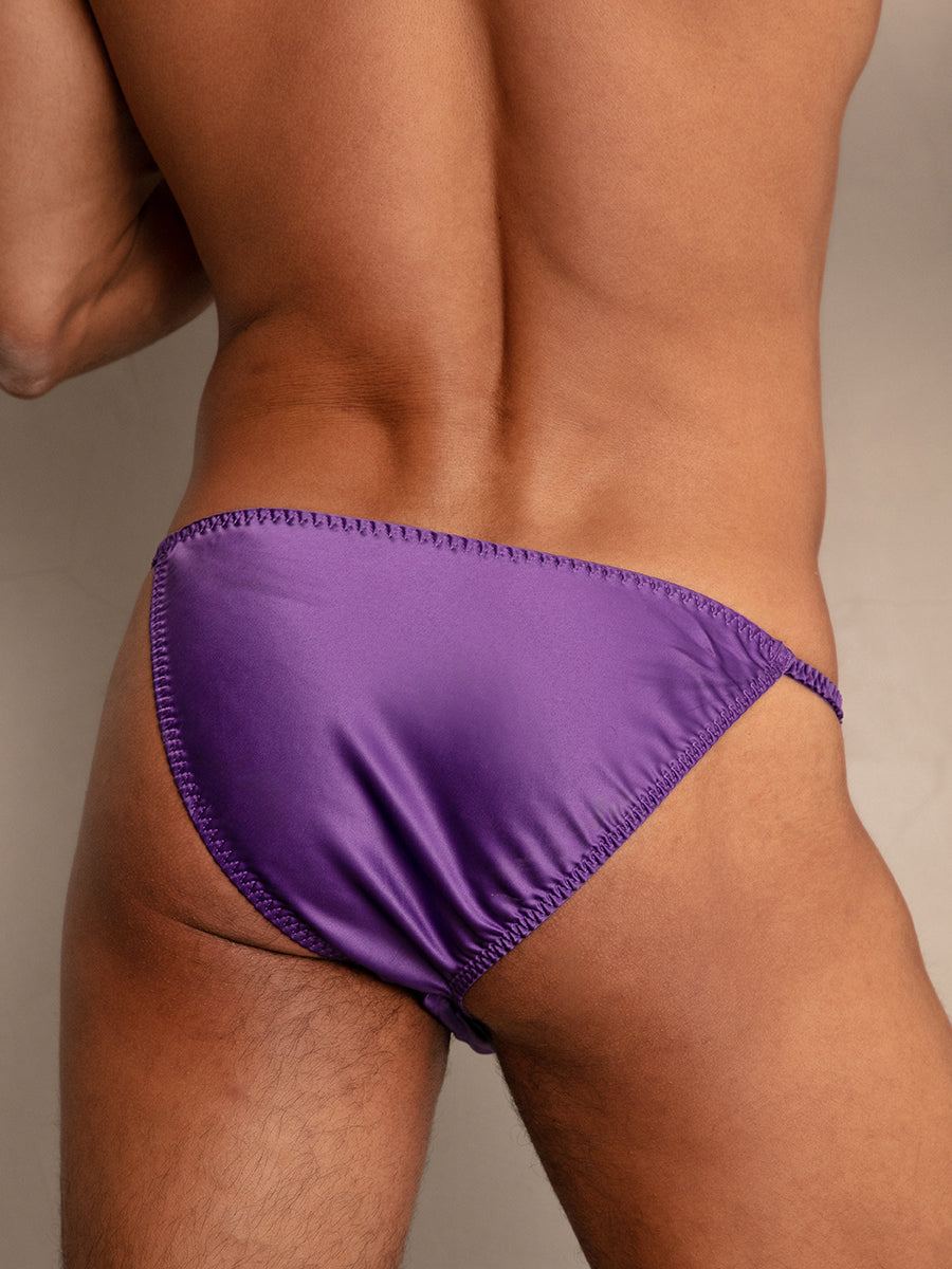 Body Aware Daydream Tanga in purple – men's seamless lightweight tanga underwear