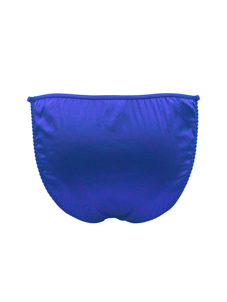 Body Aware Daydream String Tanga in blue – men's o-ring adjustable tanga underwear