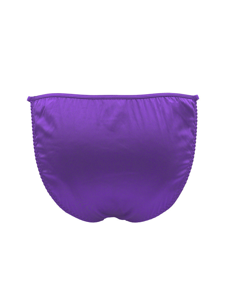 Body Aware Daydream String Tanga in purple – men's o-ring adjustable tanga underwear