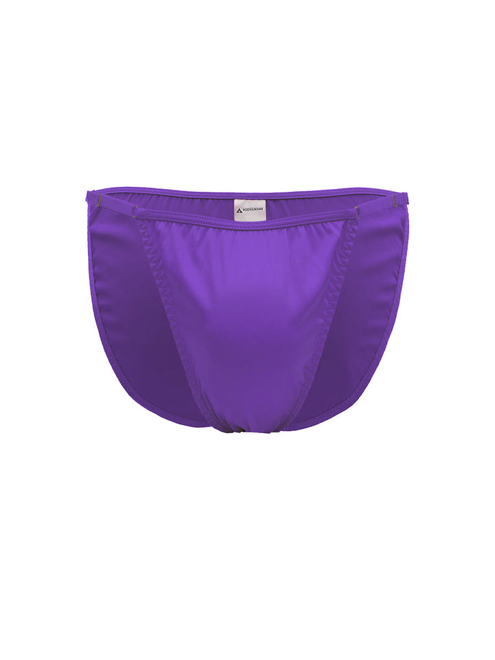 Body Aware Daydream String Tanga in purple – men's o-ring adjustable tanga underwear