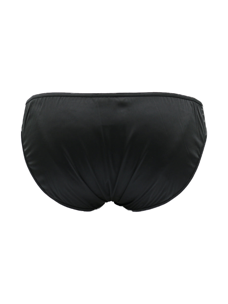 Body Aware Daydream Brief in black – men's silky seamless lightweight underwear brief