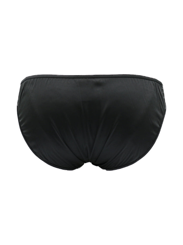 Body Aware Daydream Brief in black – men's silky seamless lightweight underwear brief